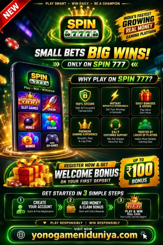 Spin 777 Yono Game Official